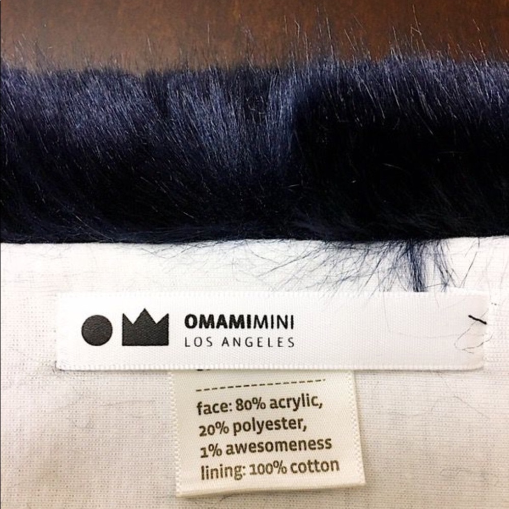 OMAMImini color block hand muff and scarf - Picture 2 of 2